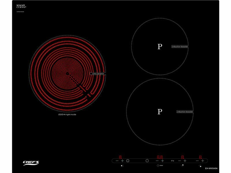 Bếp Từ Hồng NgoạiChefs EH-MIX545 - Bếp 2 từ 1 hồng ngoại