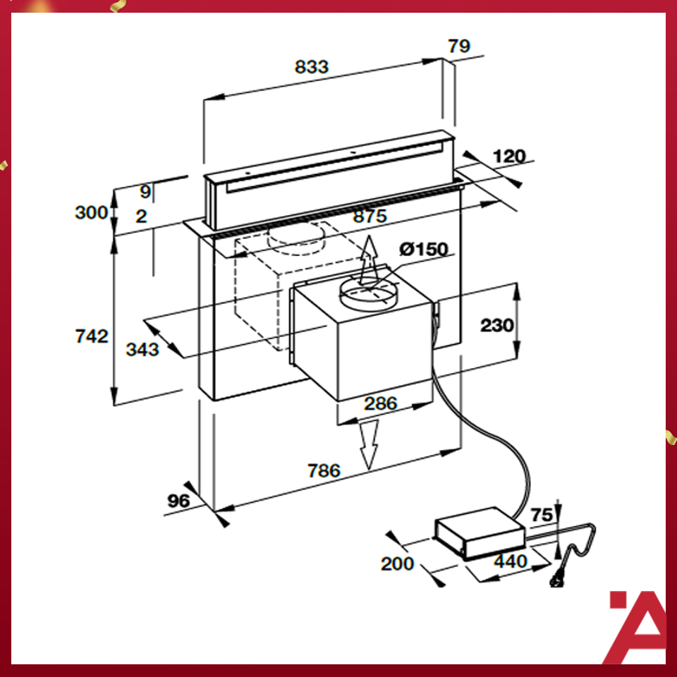 máy khử mùi Hafele HH-TVG90A 539.81.065