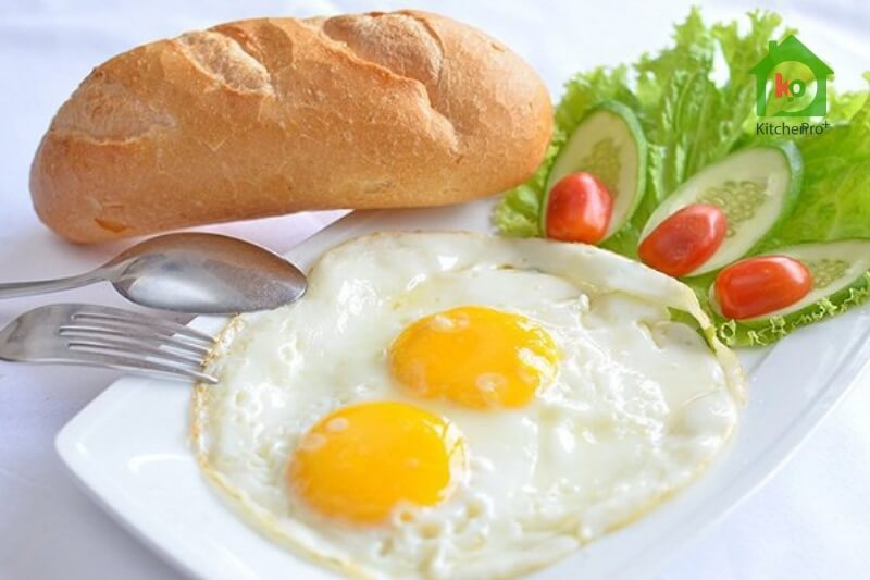Bánh mì kết hợp trứng là thực đơn giảm cân lý tưởng