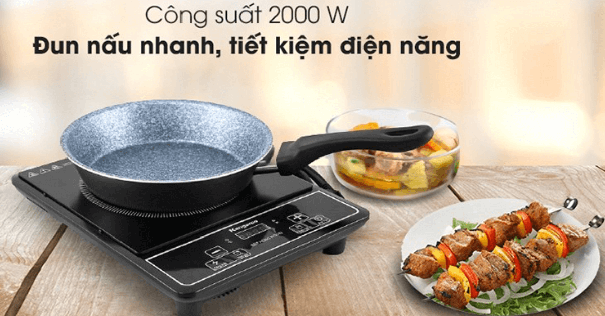 bếp hồng ngoại tốn bao nhiêu điện