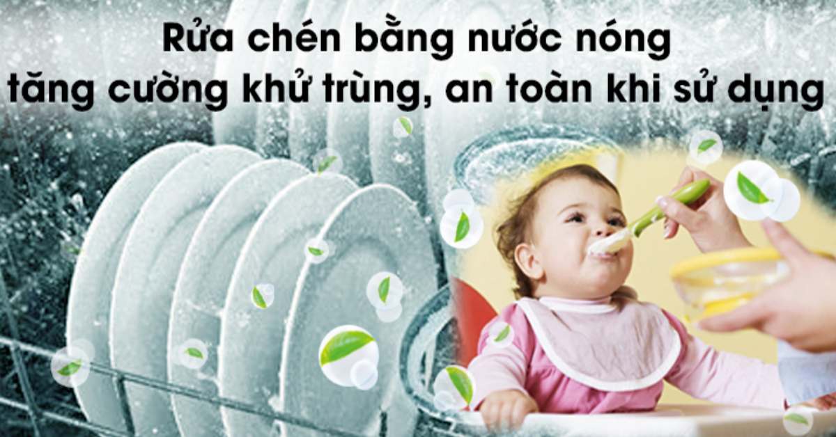 Khử khuẩn tốt hơn khi rửa bằng nước nóng