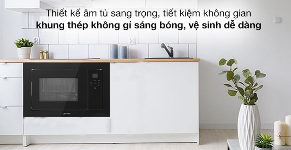 so sánh lò vi sóng âm tủ và để bàn loại nào tốt