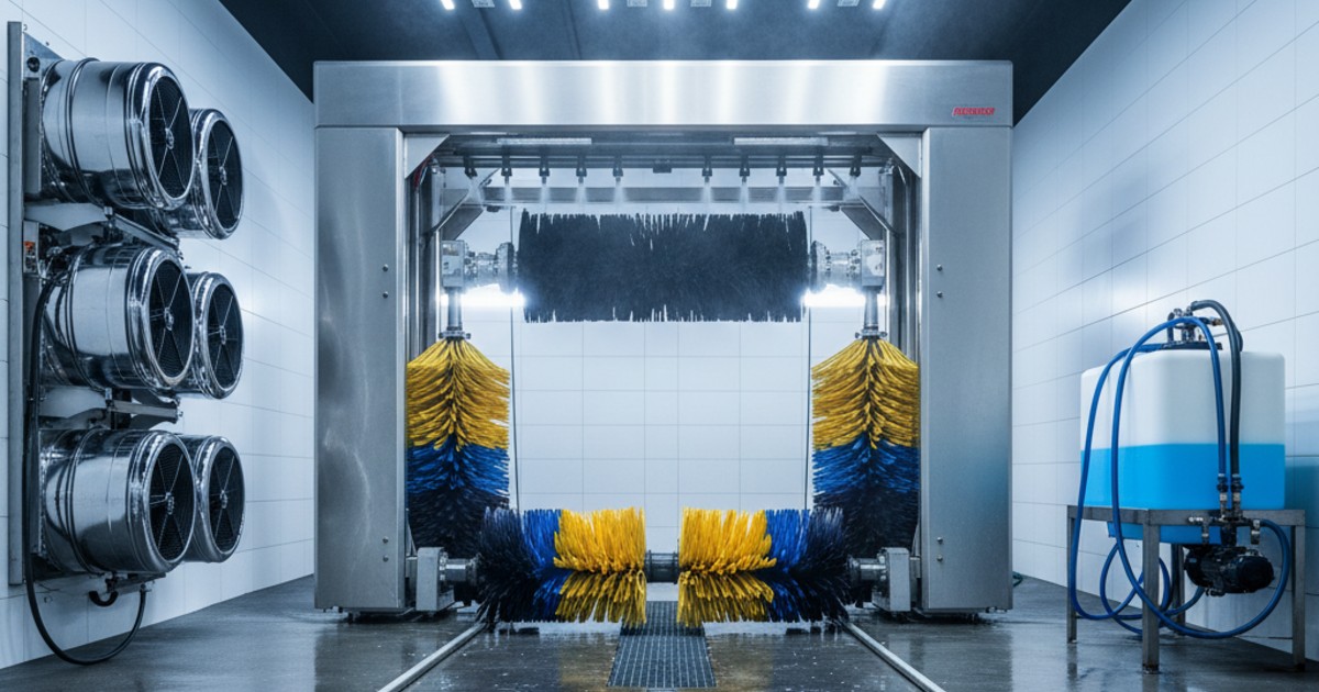 Tìm hiểu cấu tạo máy rửa bát công nghiệp: chìa khóa hiệu suất vượt trội 2 Các bộ phận chính trong hệ thống rửa