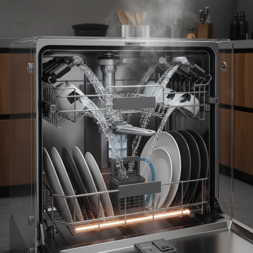 Cơ chế hoạt động và chu trình rửa tiêu chuẩn