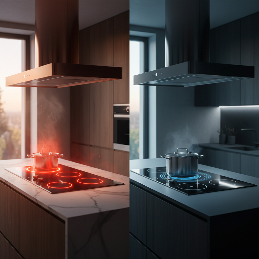 Sự khác biệt cơ bản giữa bếp halogen và bếp từ