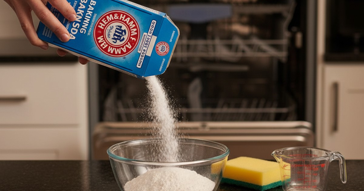 Vệ sinh máy rửa bát bằng baking soda: Mẹo làm sạch hiệu quả không ngờ 2 Các bước vệ sinh máy rửa bát bằng baking soda hiệu quả