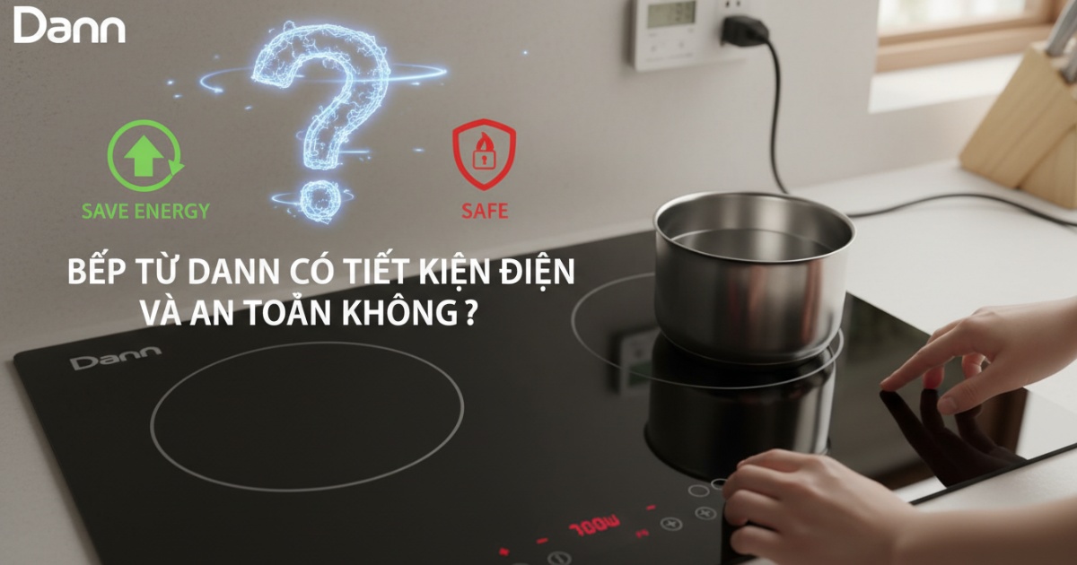 Bếp từ Dann có tiết kiệm điện và an toàn không?