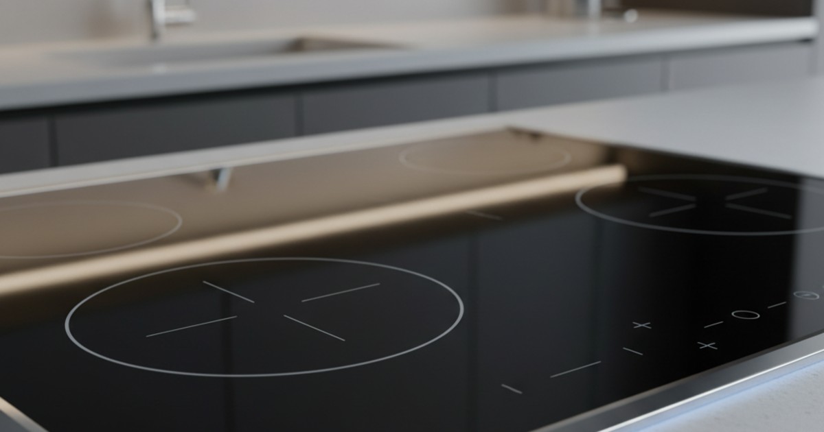 Đặc điểm thiết kế và chất liệu mặt kính của bếp từ Kuchen