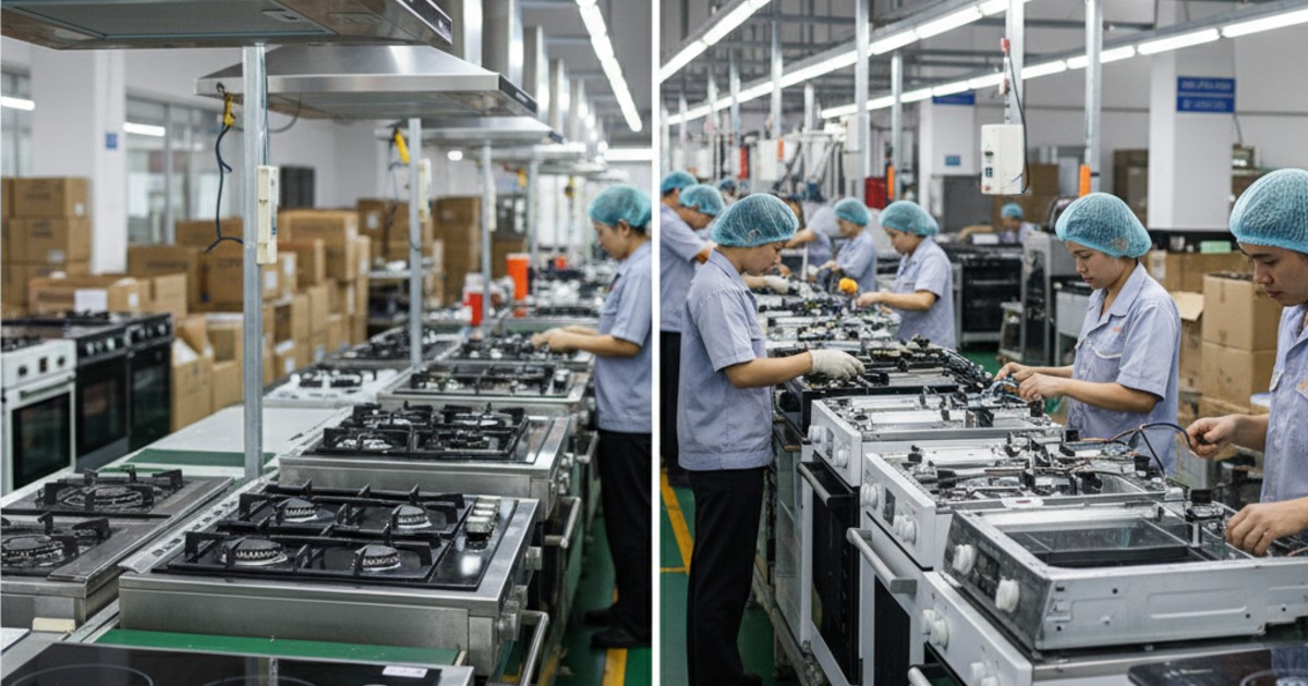 Các dòng bếp lắp ráp tại Malaysia và Việt Nam