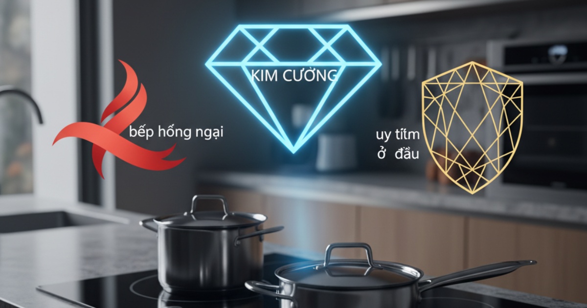 Mua bếp hồng ngoại Kim Cương ở đâu uy tín