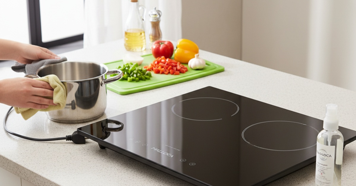 Các bước chuẩn bị trước khi áp dụng hướng dẫn sử dụng bếp từ Malloca 2 bếp