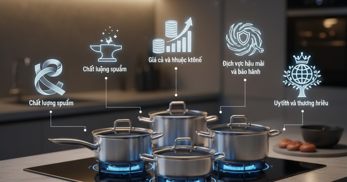 Các tiêu chí quan trọng khi đánh giá một thương hiệu bếp từ