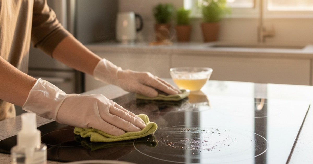 Cách vệ sinh bếp hồng ngoại sau khi nướng giấy bạc