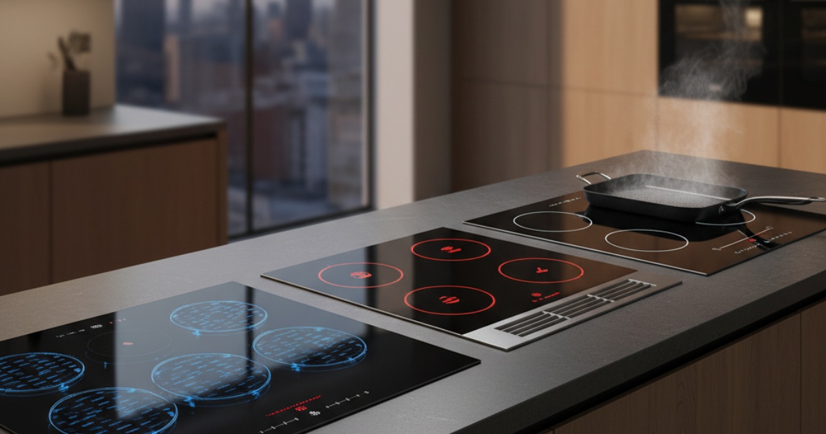 Đặc điểm nổi bật của các loại bếp từ Bosch phổ biến