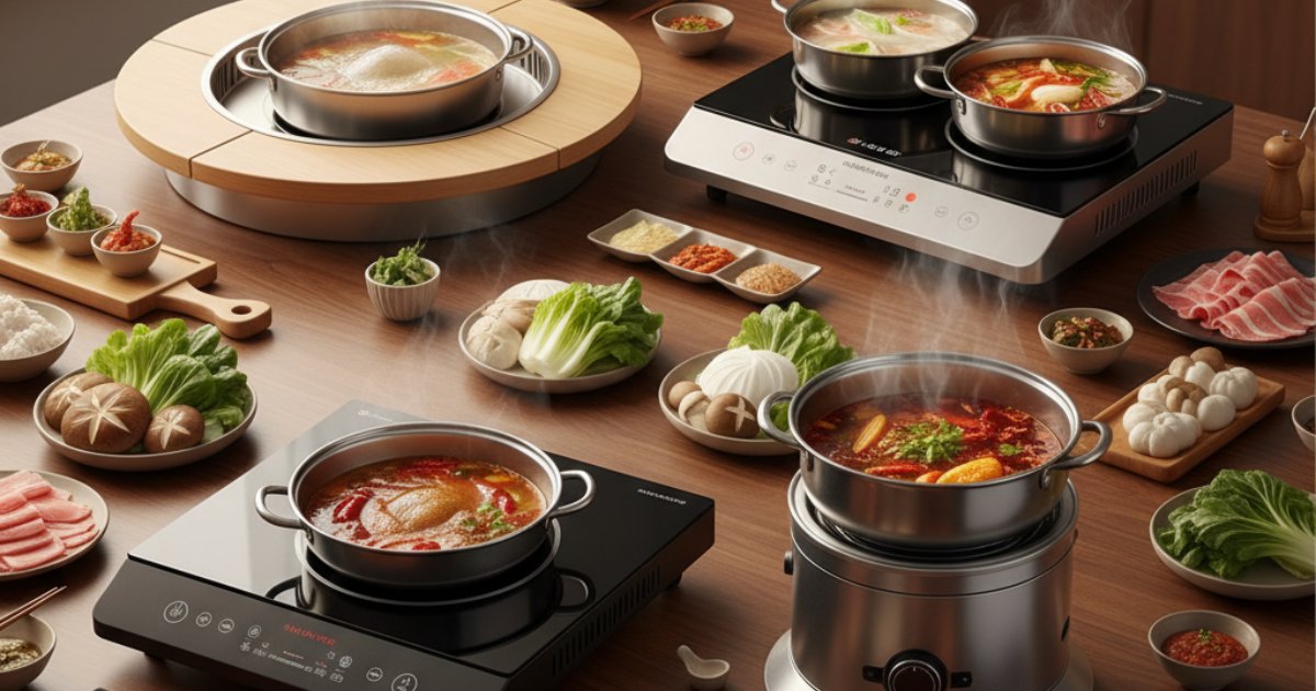 Phân loại các dòng bếp từ ăn lẩu phổ biến trên thị trường