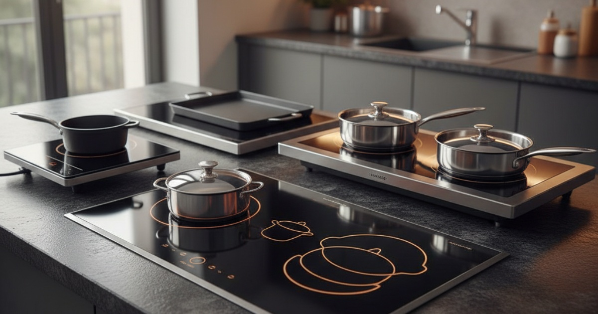 Phân loại các loại bếp từ phổ biến trên thị trường hiện nay