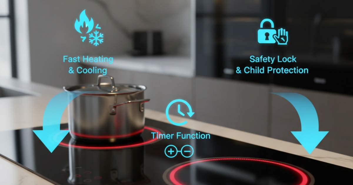 Ưu điểm nổi bật của dòng bếp từ Kangaroo KG419I