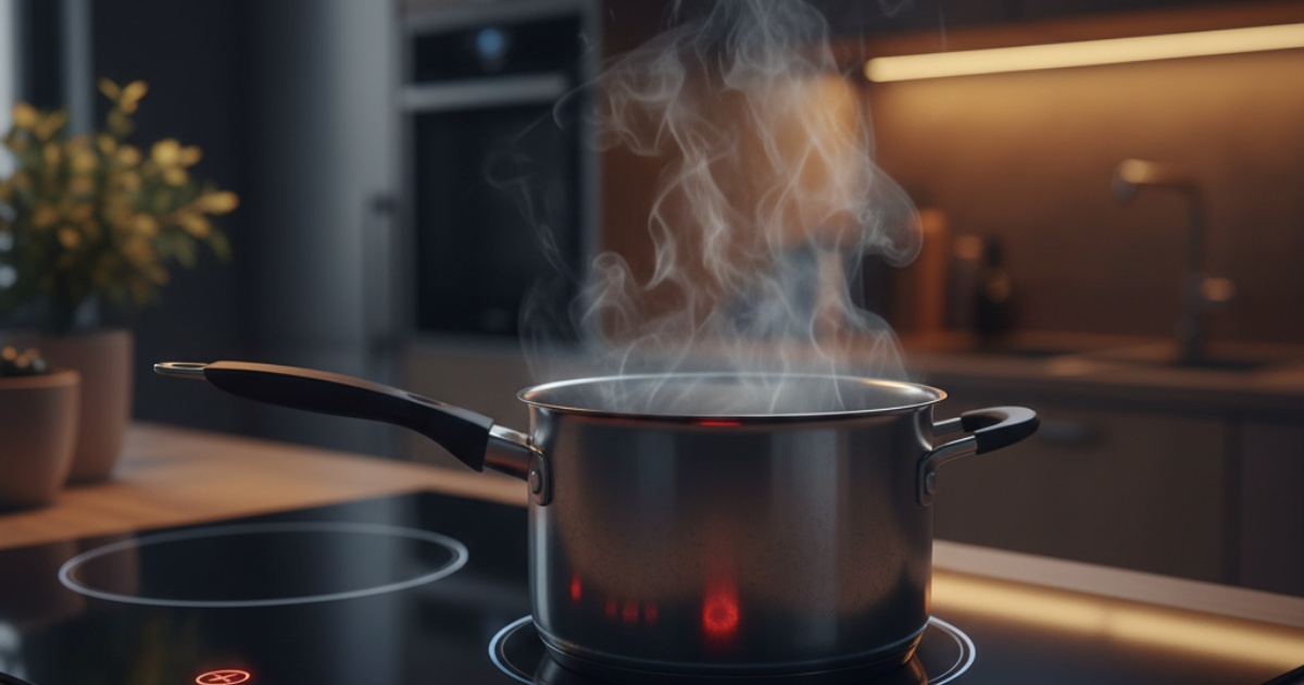 Dấu hiệu nhận biết bếp từ tự ngắt khi cạn nước