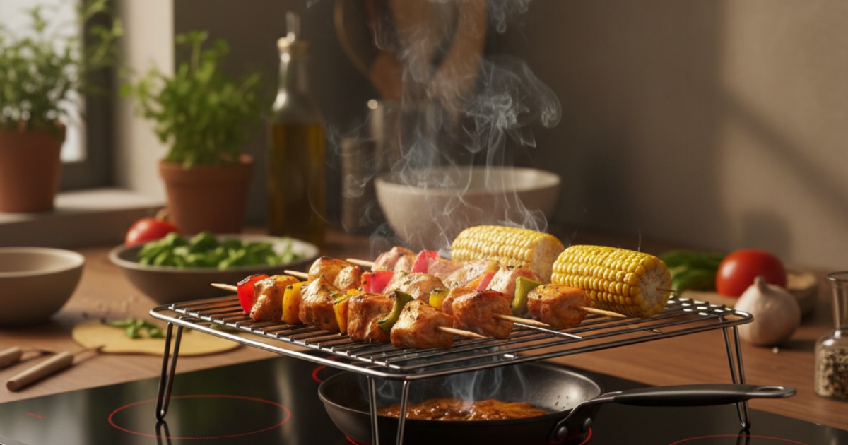 Giải đáp thắc mắc bếp hồng ngoại có nướng được không