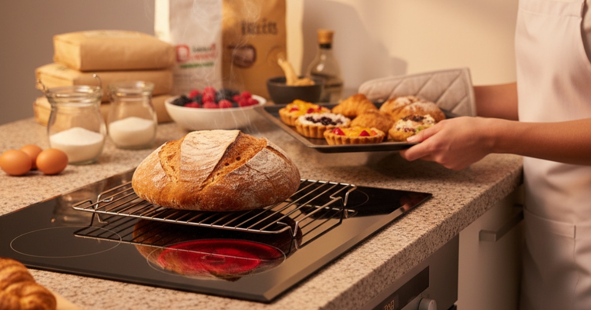 Lợi ích của việc nướng bánh bằng bếp hồng ngoại