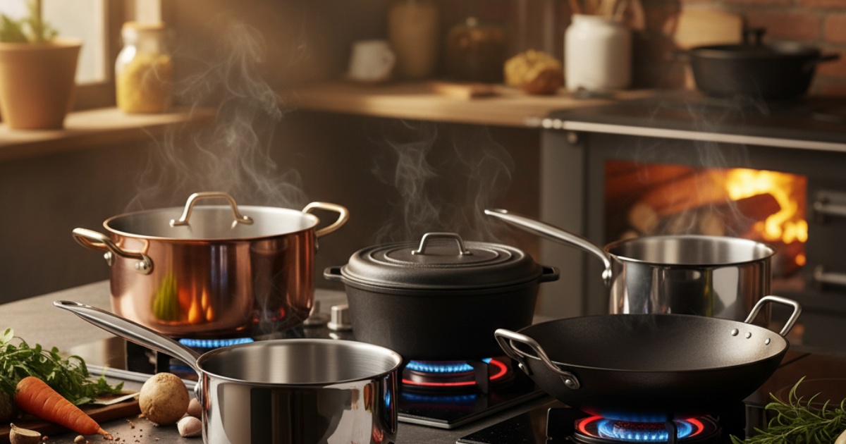 Lựa chọn nồi nấu phù hợp để tối ưu hóa nhiệt lượng
