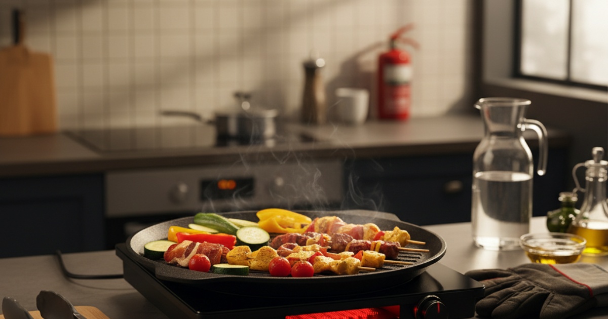 Những lưu ý an toàn khi nướng bằng bếp hồng ngoại