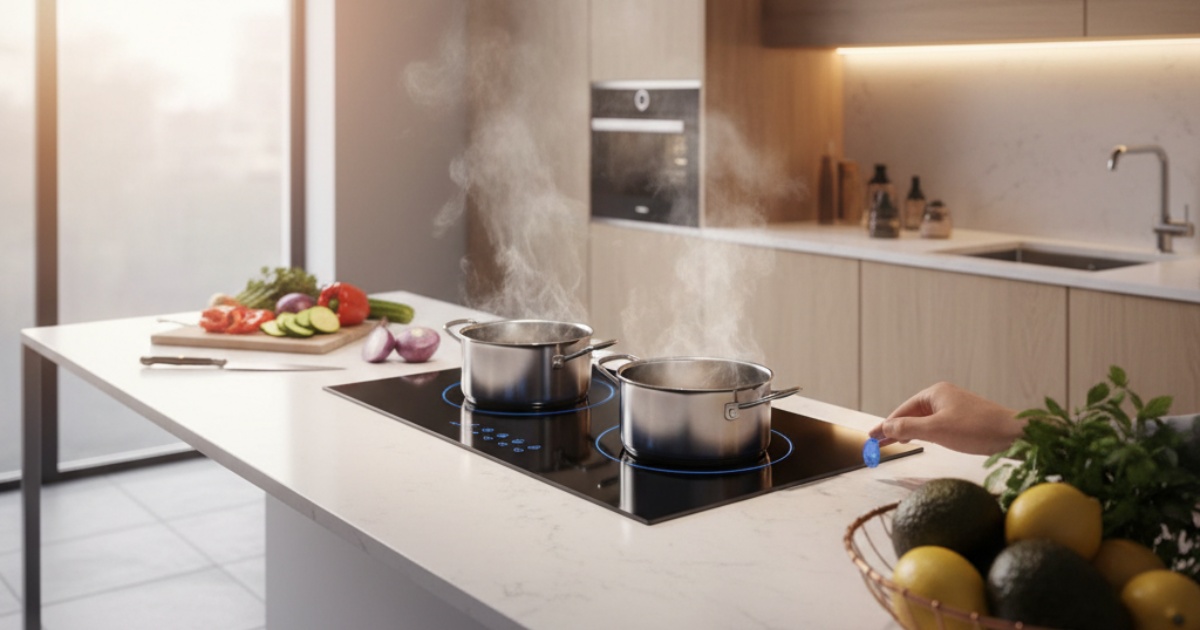 Ưu điểm vượt trội khi sử dụng mẫu bếp từ đôi cho nhà bếp