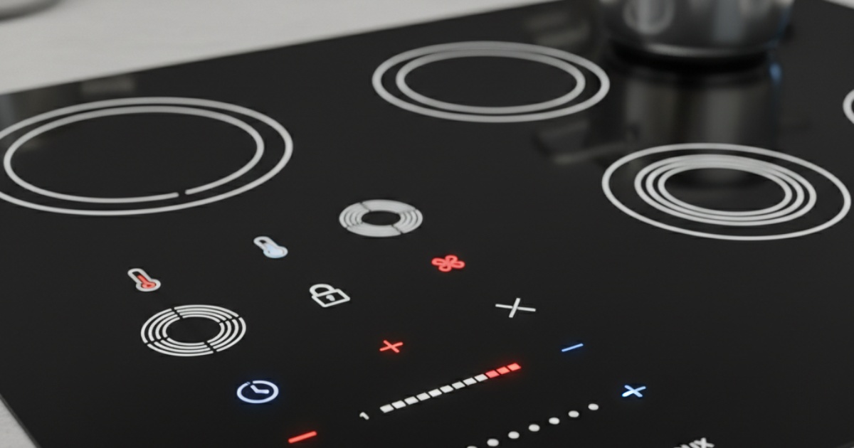 Ý nghĩa các biểu tượng trên bảng điều khiển bếp từ Electrolux