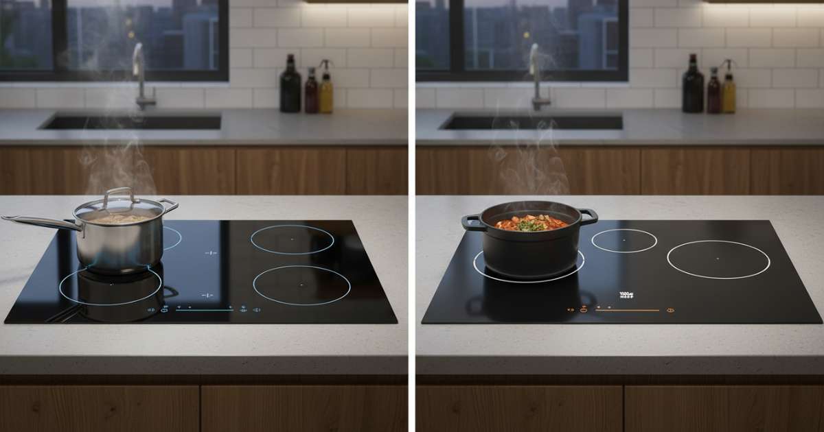 Đánh giá thiết kế và kiểu dáng của bếp từ Bosch và WMF