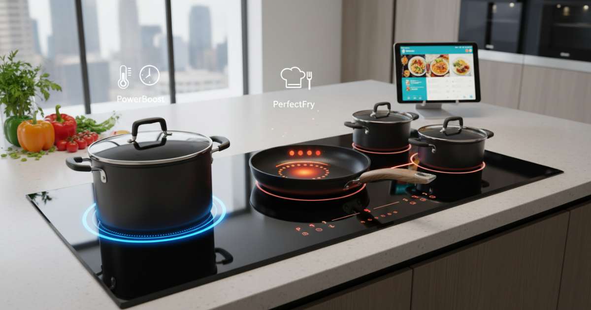 Các tính năng thông minh hỗ trợ nấu nướng hiệu quả