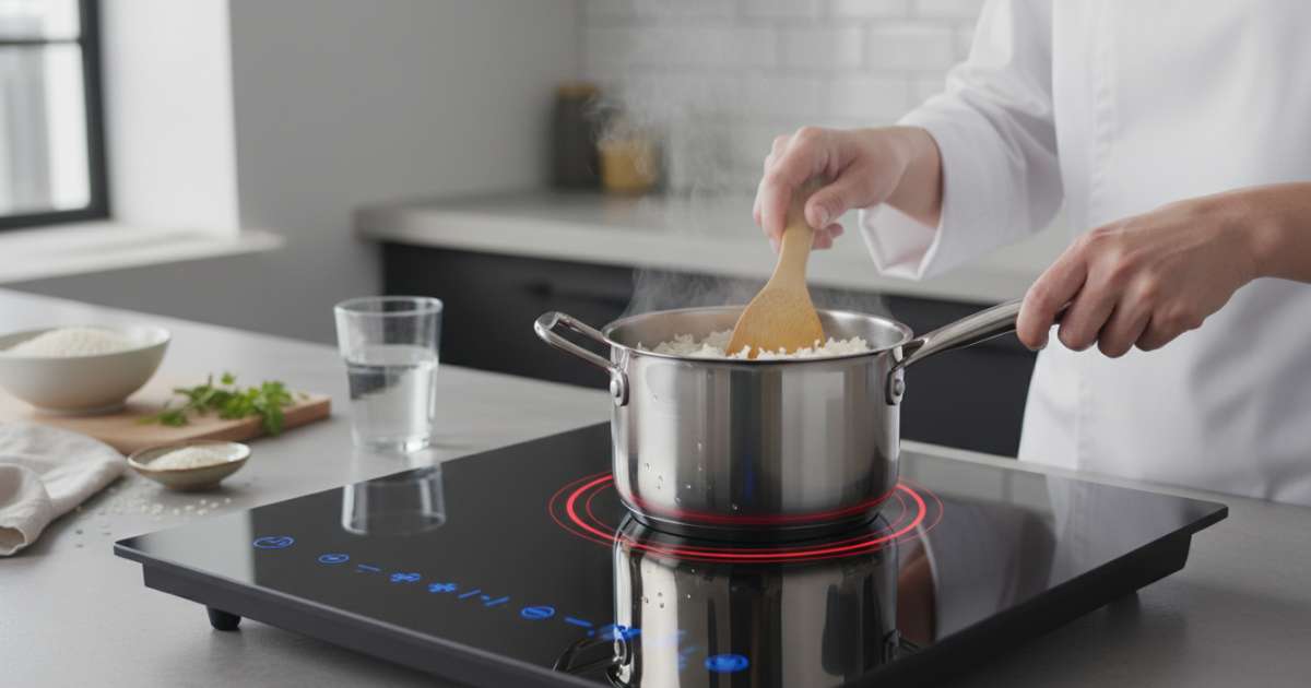 Cách nấu cơm bằng bếp từ thơm ngon chuẩn vị