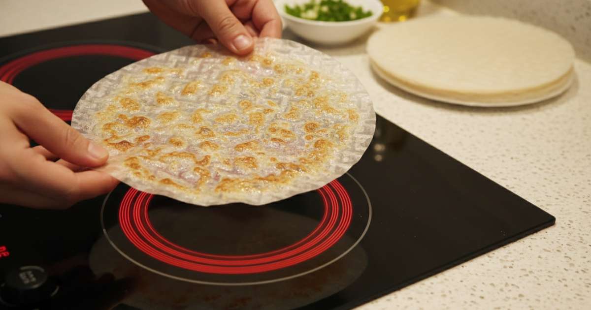 Hướng dẫn chi tiết cách nướng bánh tráng bằng bếp hồng ngoại tại nhà