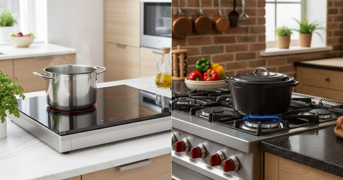 So sánh bếp điện và bếp gas về hiệu suất nấu nướng