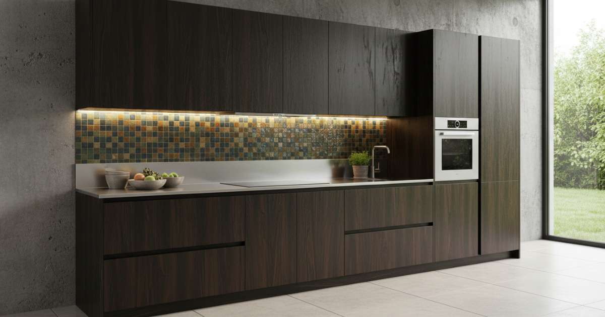 tủ bếp âm tường