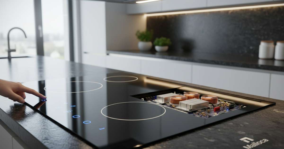 Đánh giá bếp từ Malloca có tốt không qua thiết kế và linh kiện