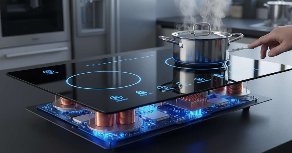 Các tính năng và công nghệ nổi bật trên bếp từ Sanaky